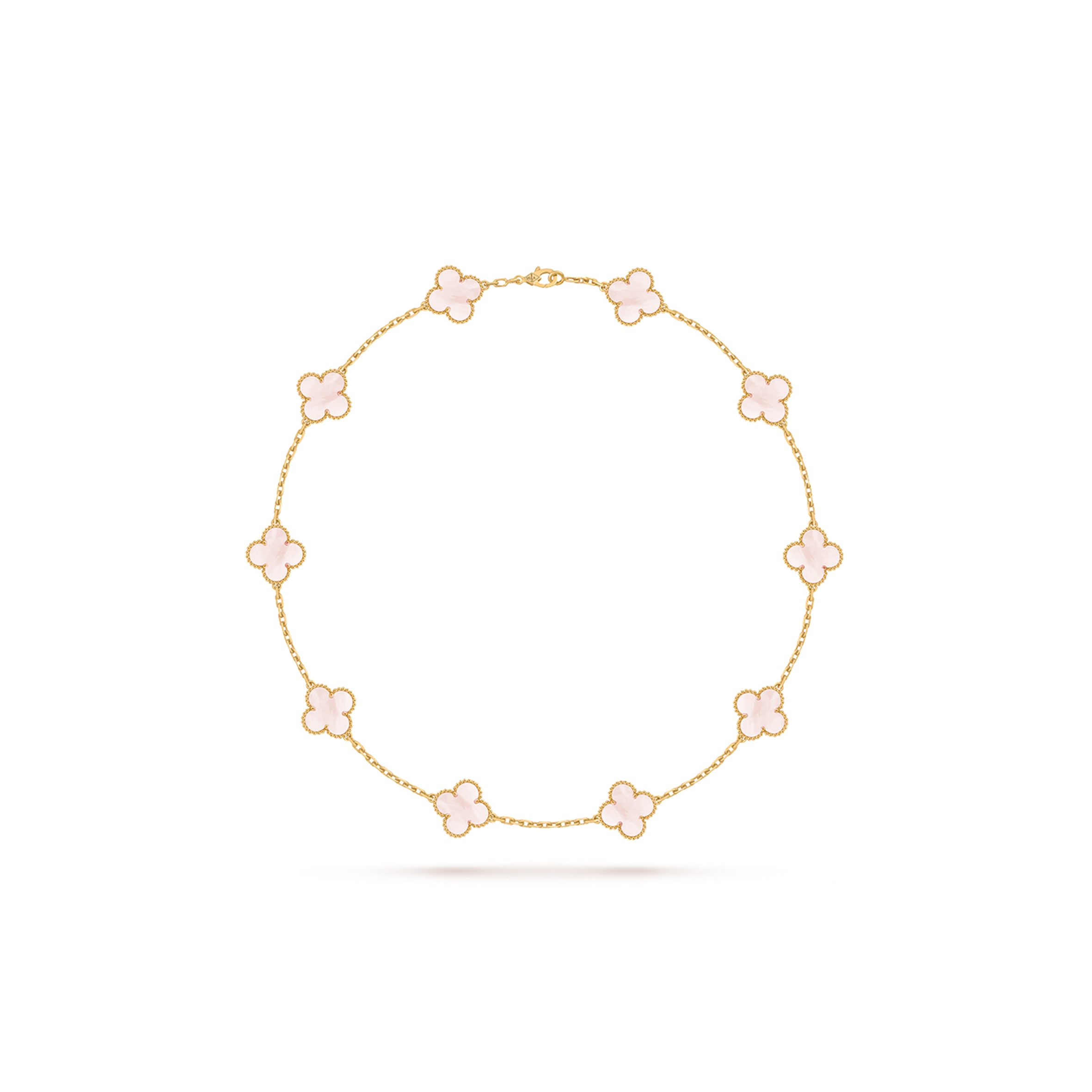V*n Cl**f arpels vintage alhambra necklace, 10 motifs vcara42800